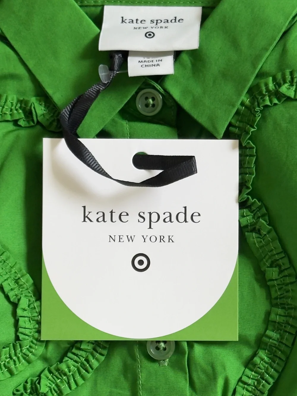 Kate Spade New York for Target 18 Months Toddler Ruffle Green Dress NWT